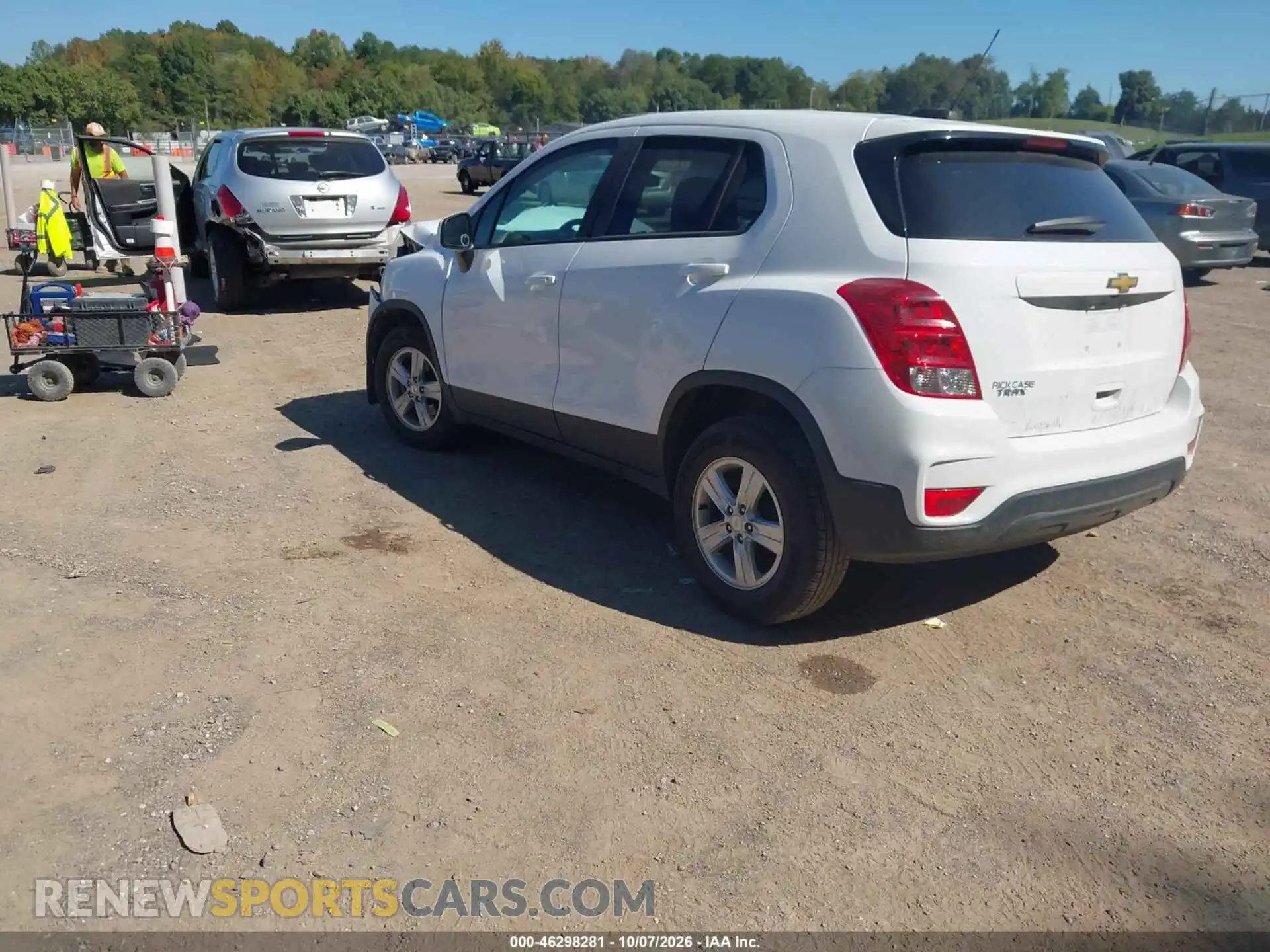 3 fotografías del automóvil dañado KL7CJKSB5MB344841 CHEVROLET TRAX 2021