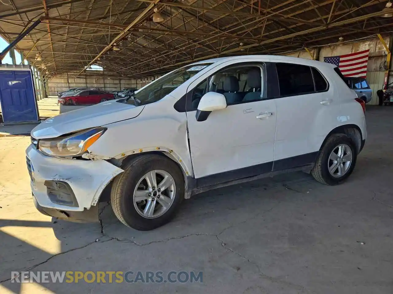 1 Photograph of a damaged car KL7CJKSB6MB313095 CHEVROLET TRAX 2021