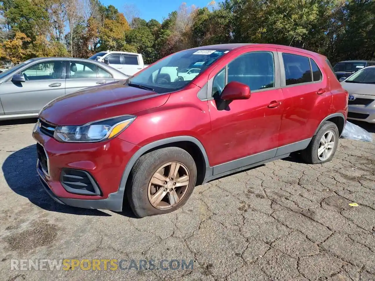 1 Photograph of a damaged car KL7CJKSB6MB315400 CHEVROLET TRAX 2021