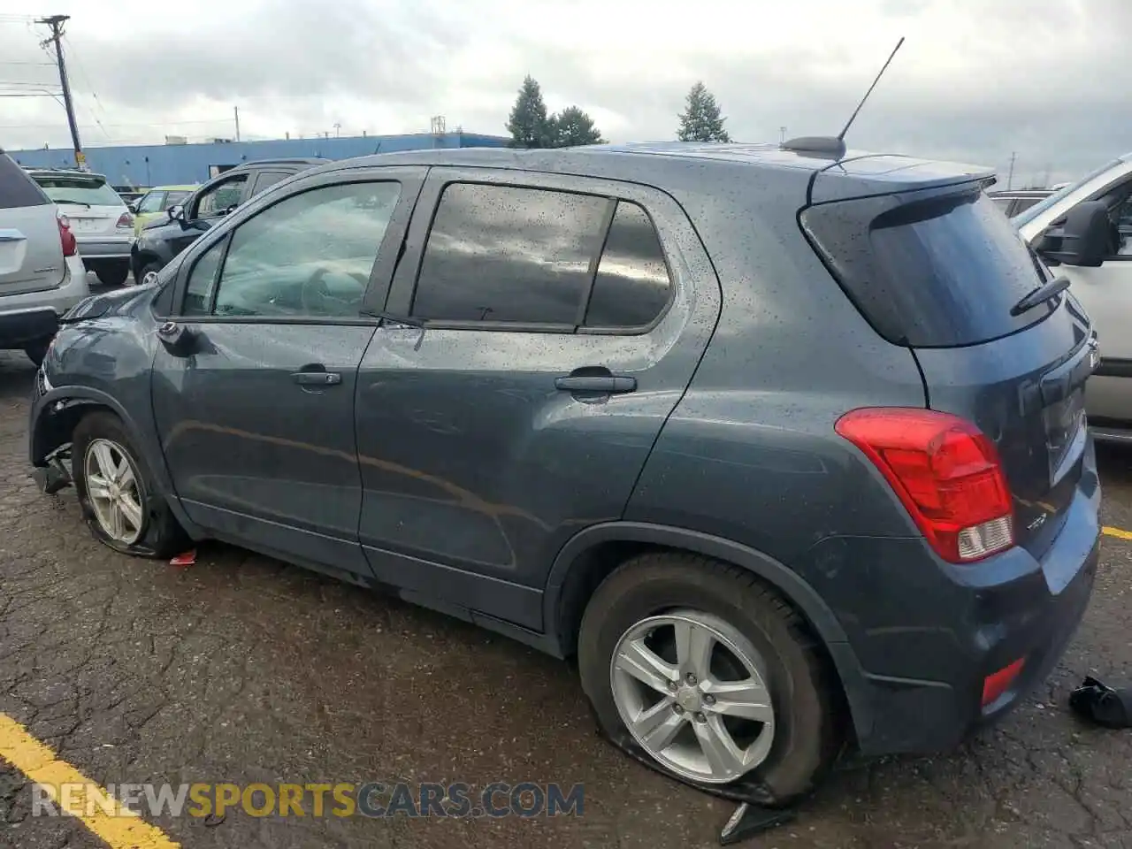 2 Photograph of a damaged car KL7CJKSB7MB331458 CHEVROLET TRAX 2021