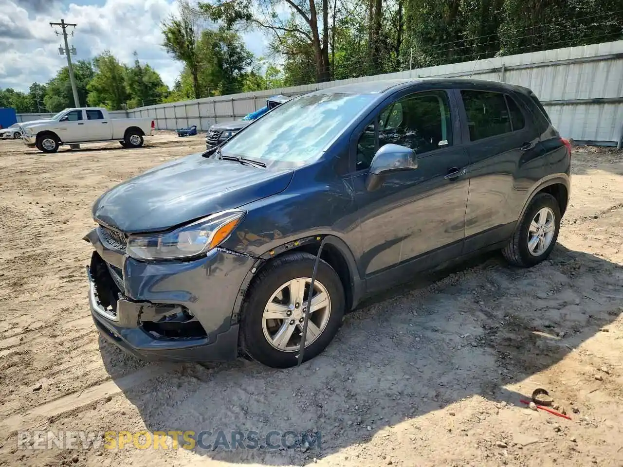 1 Photograph of a damaged car KL7CJKSB7MB358613 CHEVROLET TRAX 2021