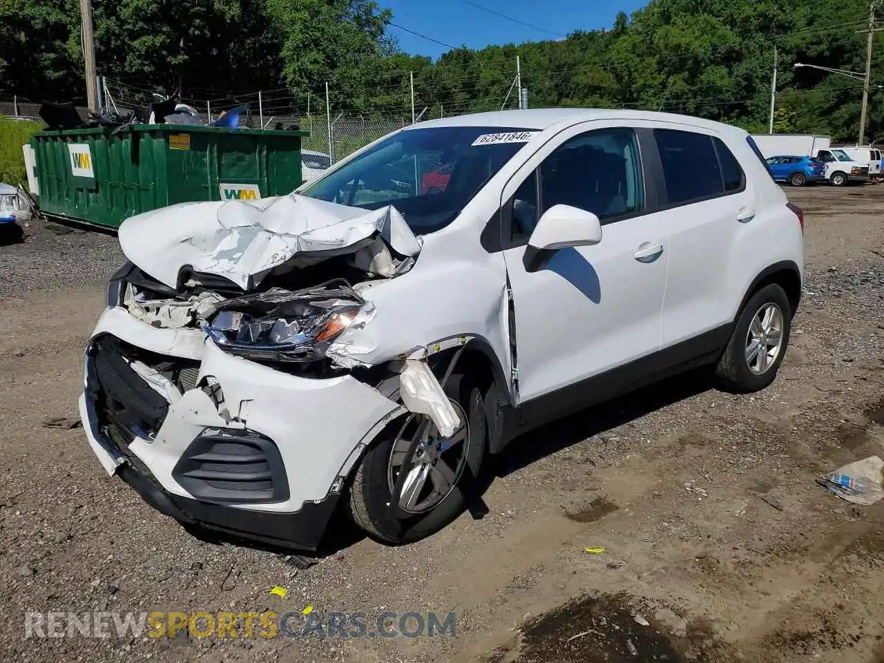1 Фотография поврежденного автомобиля KL7CJKSB8MB305712 CHEVROLET TRAX 2021