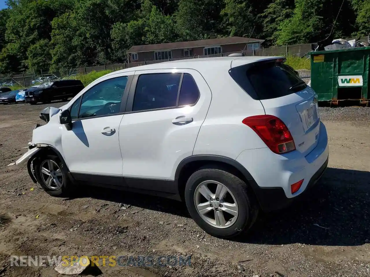 2 Фотография поврежденного автомобиля KL7CJKSB8MB305712 CHEVROLET TRAX 2021