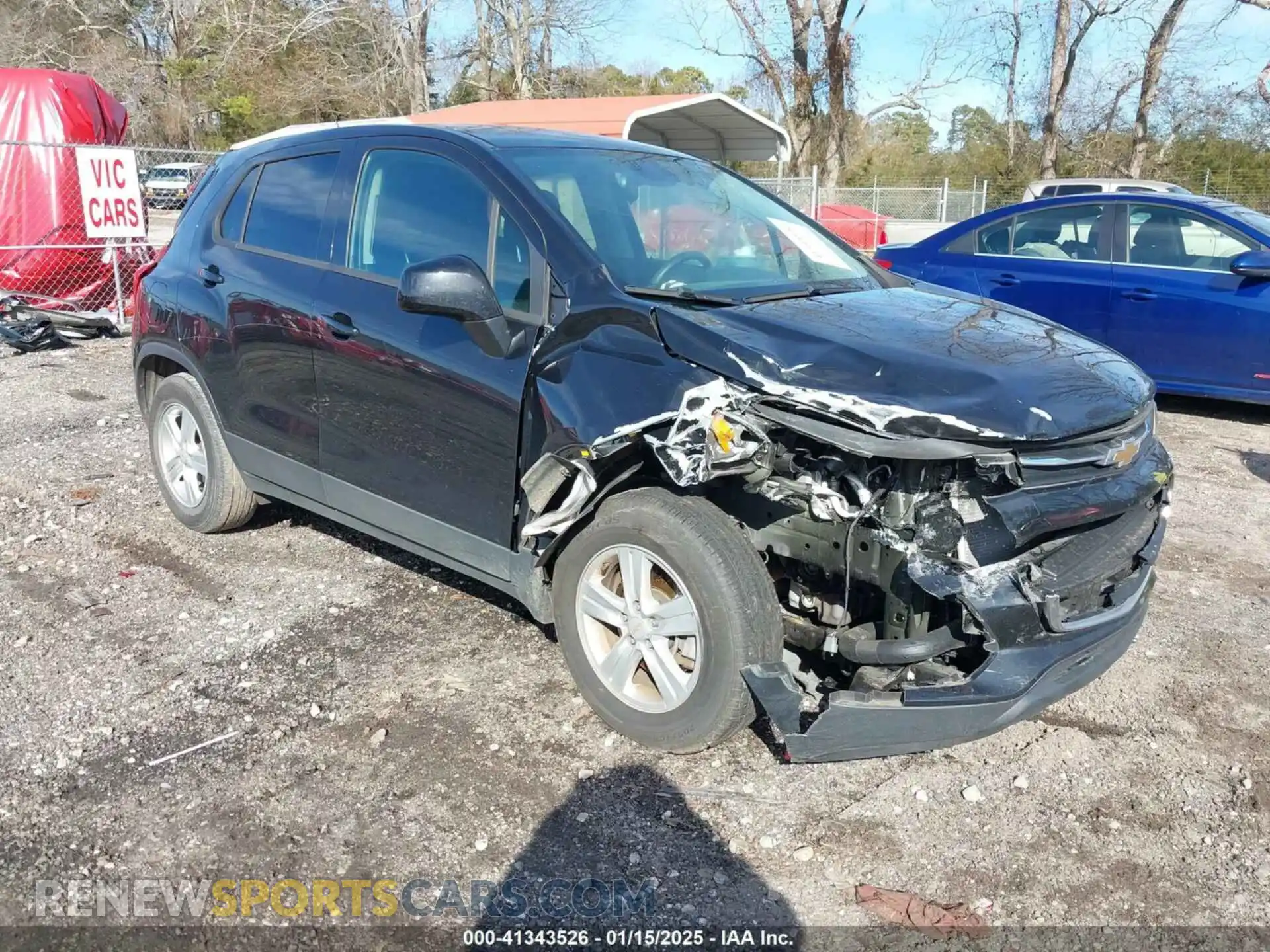1 Photograph of a damaged car KL7CJKSB8MB322736 CHEVROLET TRAX 2021