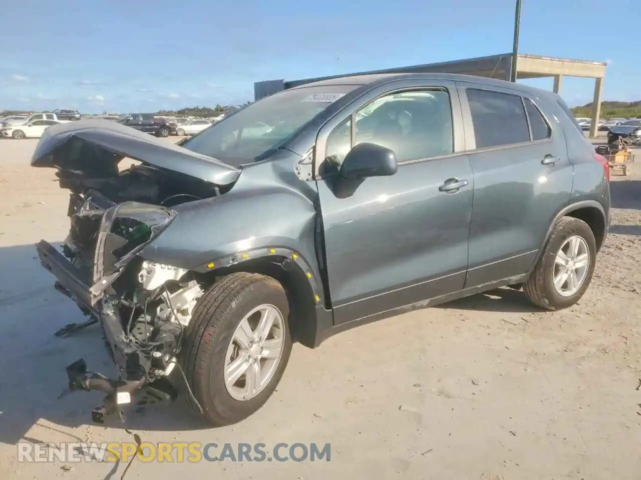 1 Photograph of a damaged car KL7CJKSB8MB337852 CHEVROLET TRAX 2021