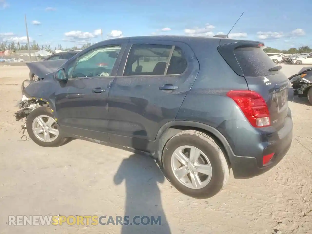 2 Photograph of a damaged car KL7CJKSB8MB337852 CHEVROLET TRAX 2021