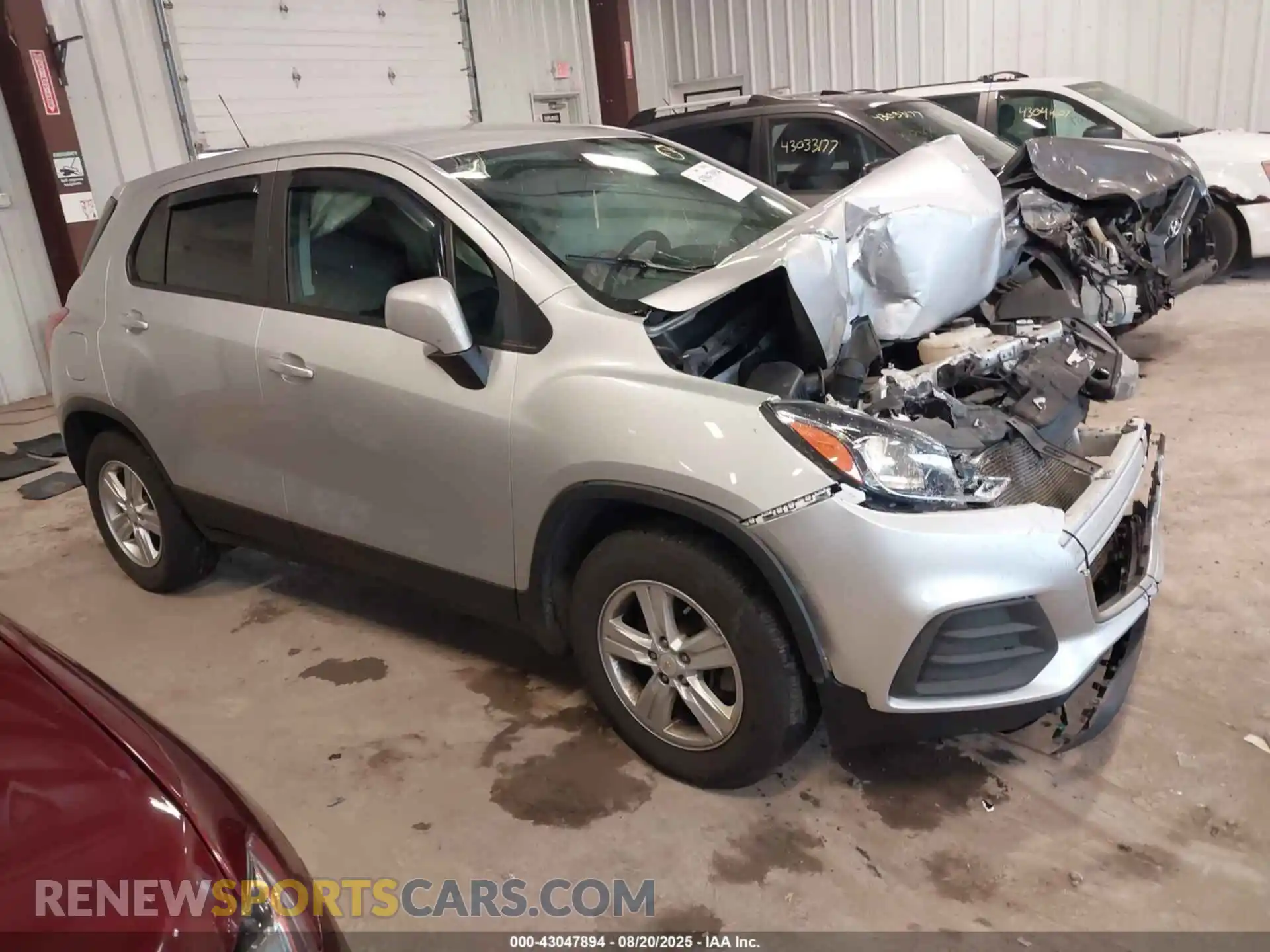 1 Photograph of a damaged car KL7CJKSB9MB312507 CHEVROLET TRAX 2021
