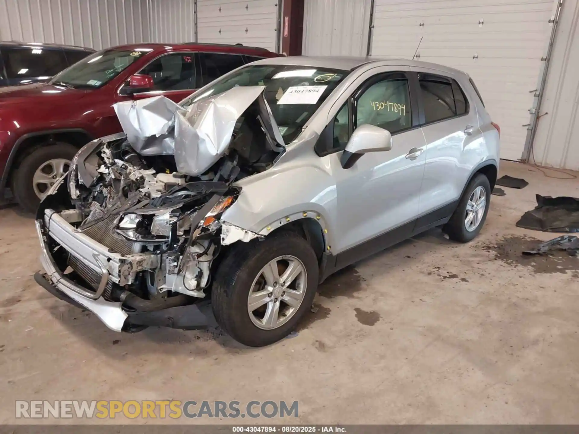 2 Photograph of a damaged car KL7CJKSB9MB312507 CHEVROLET TRAX 2021
