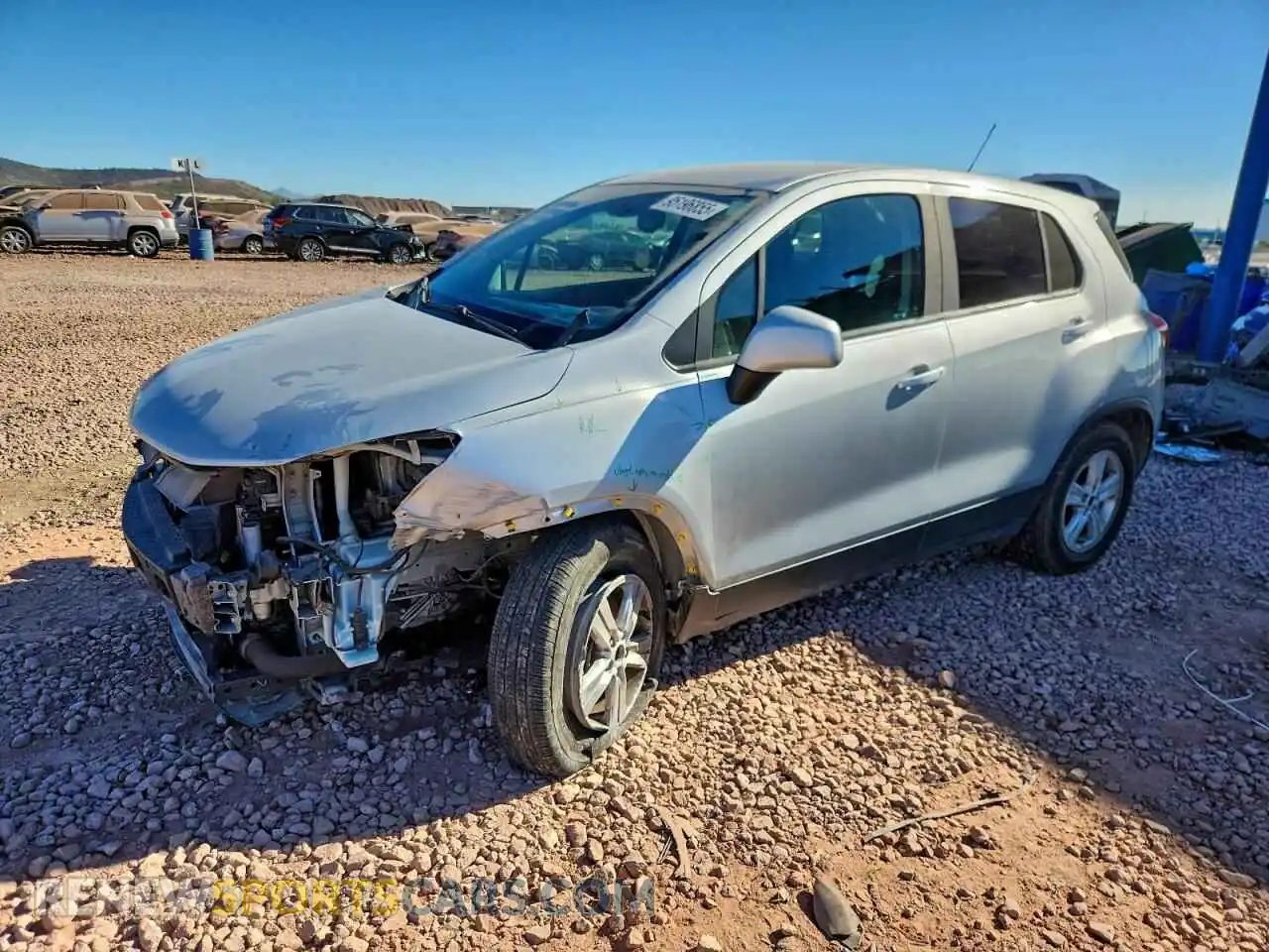 1 Photograph of a damaged car KL7CJKSBXMB302231 CHEVROLET TRAX 2021