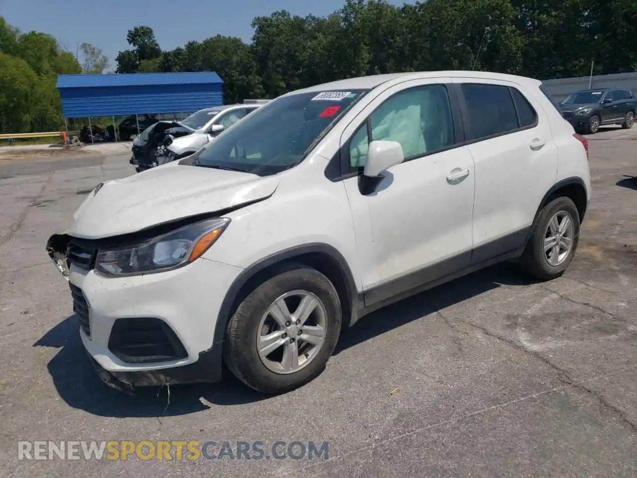 1 Photograph of a damaged car KL7CJKSBXMB306411 CHEVROLET TRAX 2021