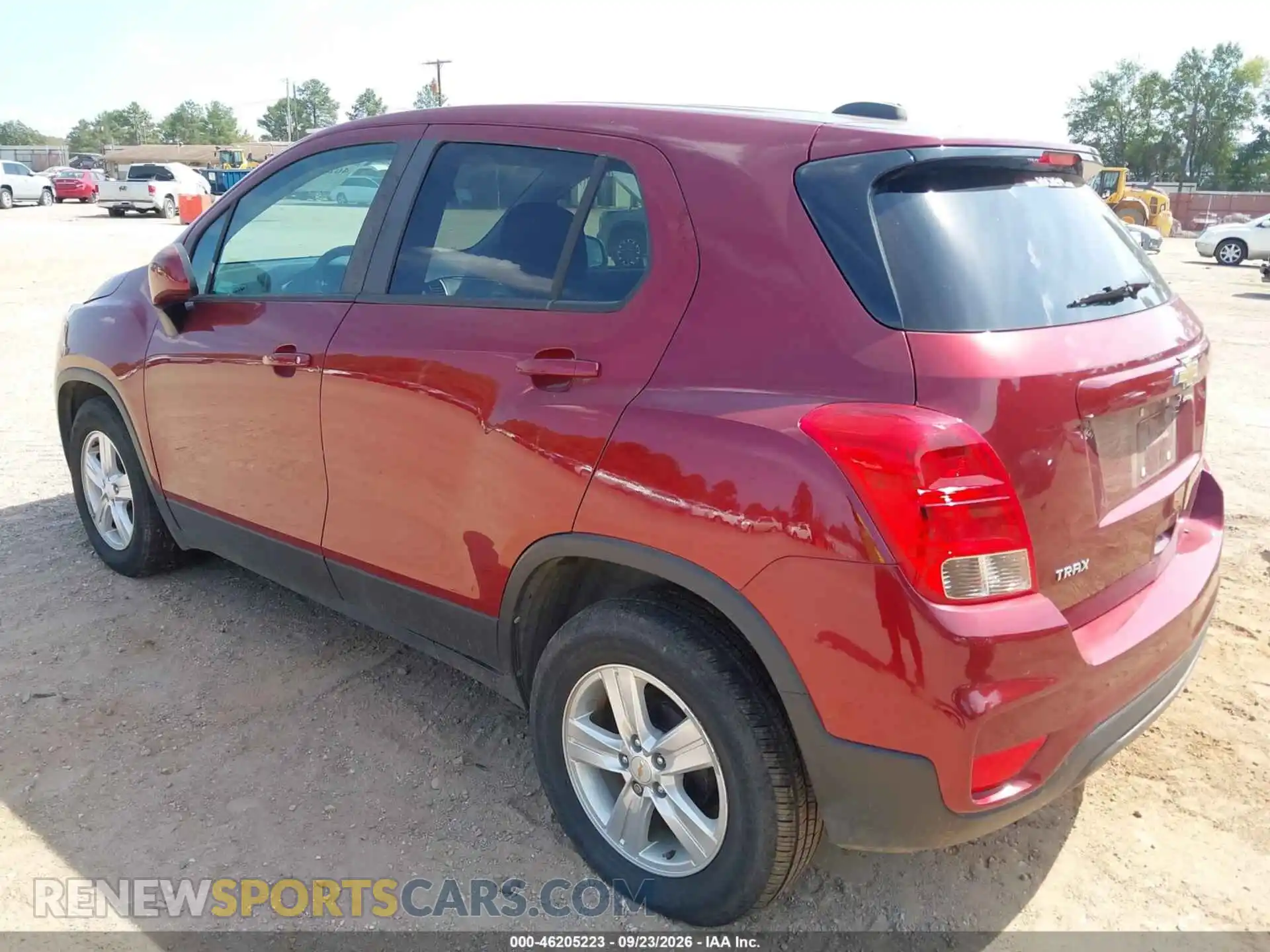 3 Photograph of a damaged car KL7CJKSBXMB336363 CHEVROLET TRAX 2021