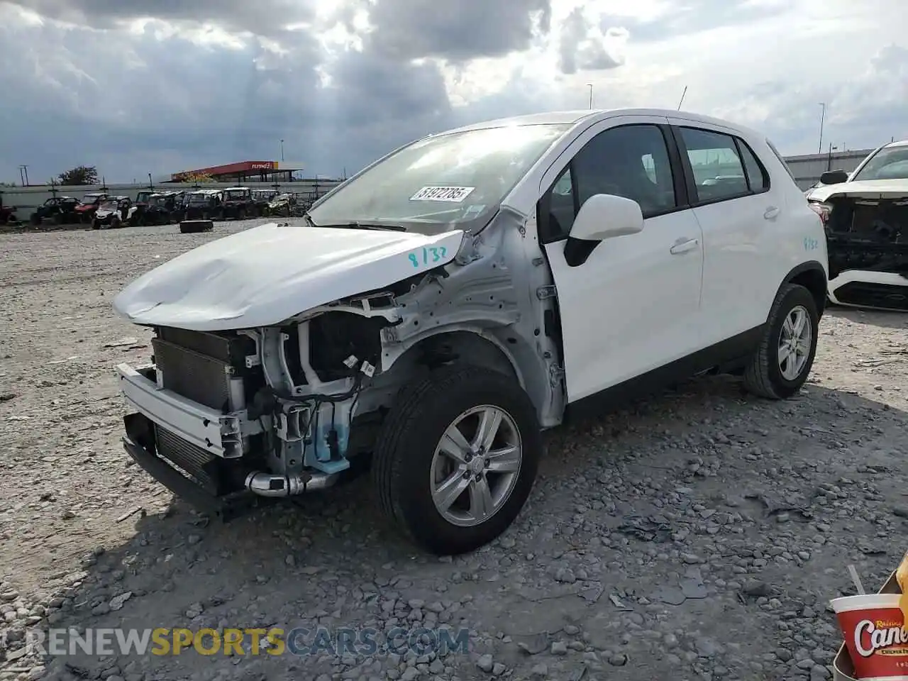 1 Photograph of a damaged car KL7CJKSM4MB364791 CHEVROLET TRAX 2021