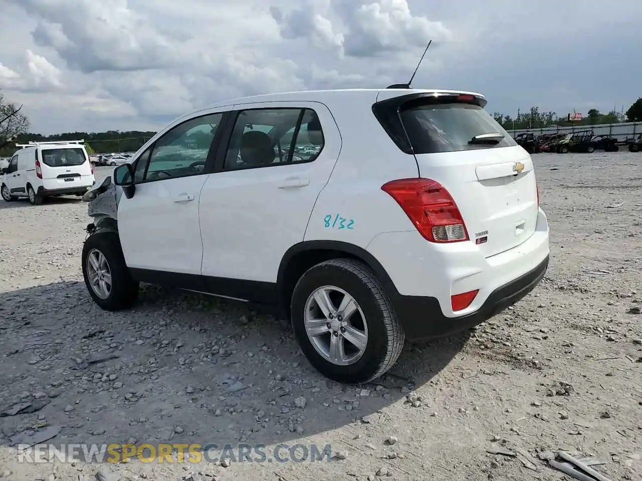 2 Photograph of a damaged car KL7CJKSM4MB364791 CHEVROLET TRAX 2021