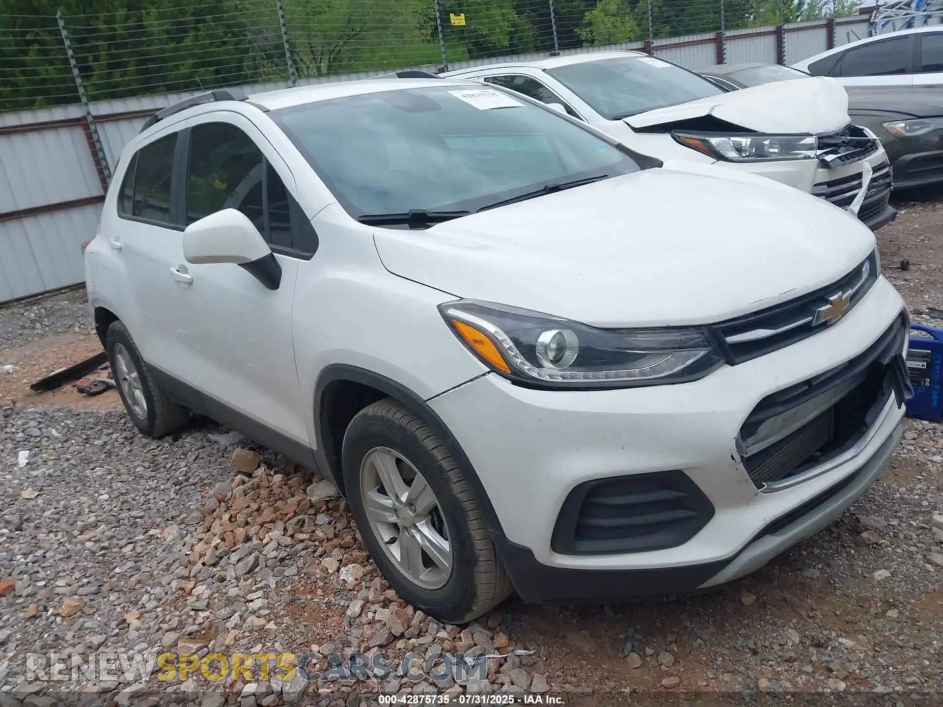 1 Photograph of a damaged car KL7CJLSB0MB303362 CHEVROLET TRAX 2021