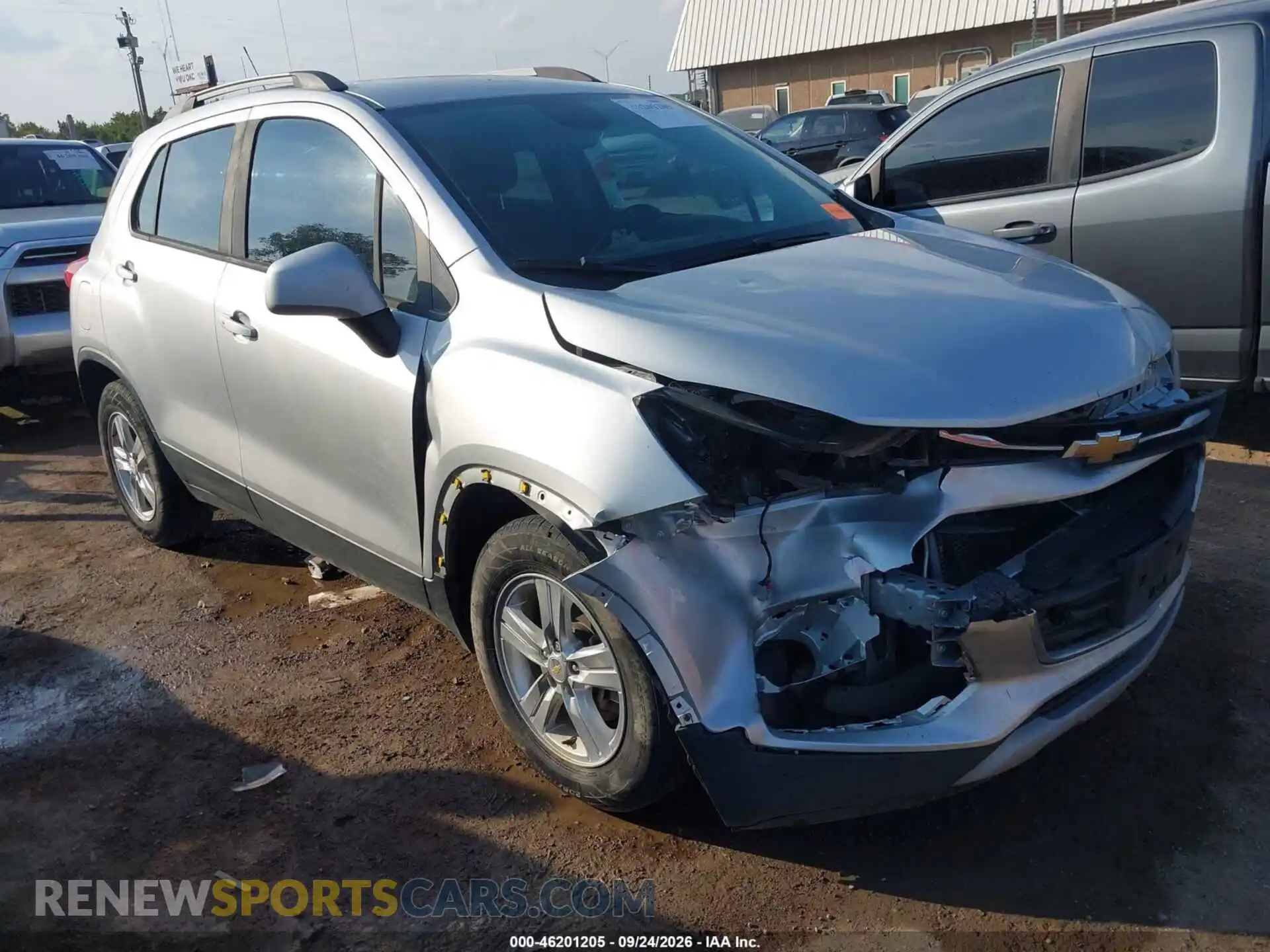 1 fotografías del automóvil dañado KL7CJLSB0MB304057 CHEVROLET TRAX 2021