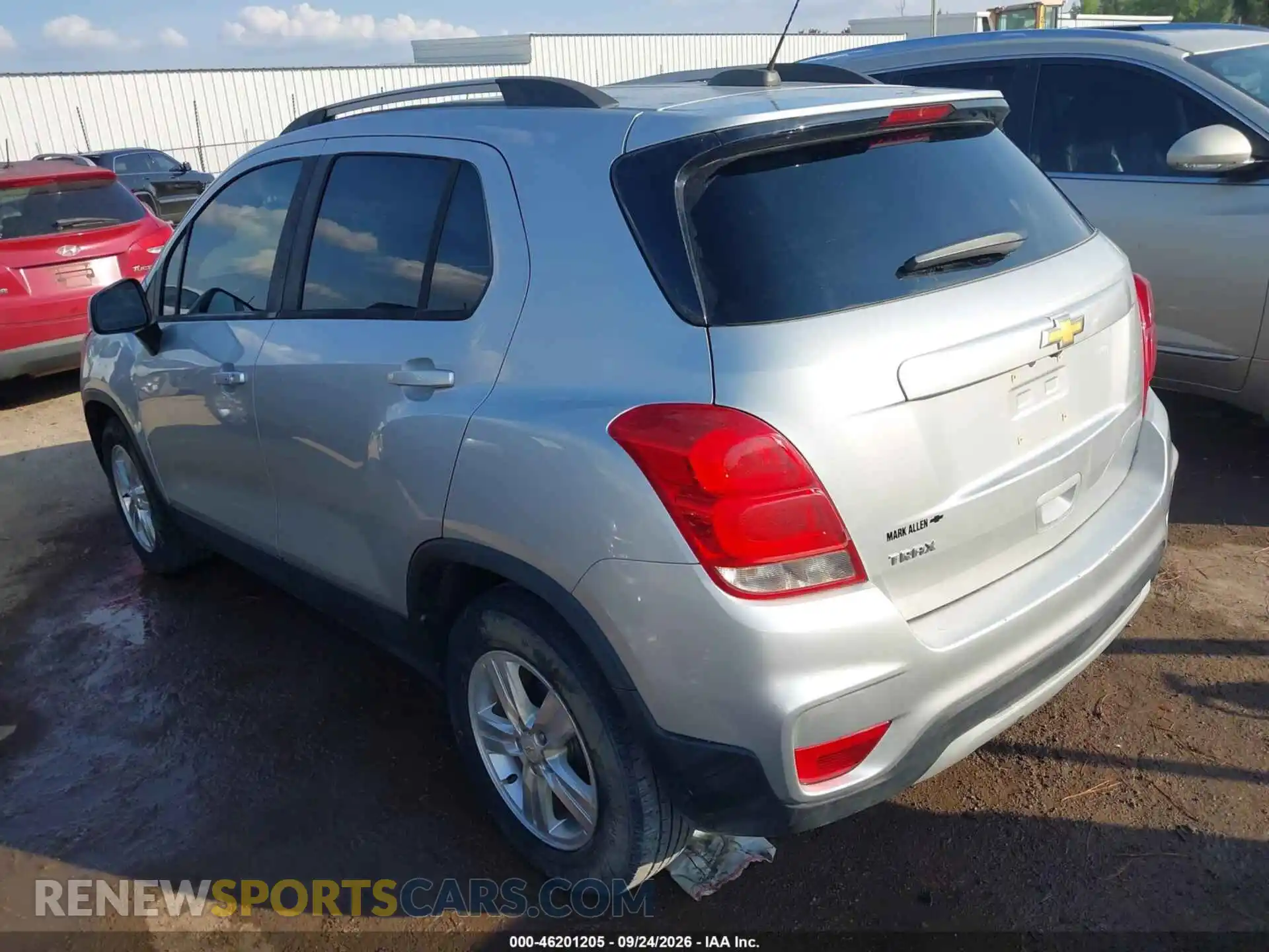3 fotografías del automóvil dañado KL7CJLSB0MB304057 CHEVROLET TRAX 2021
