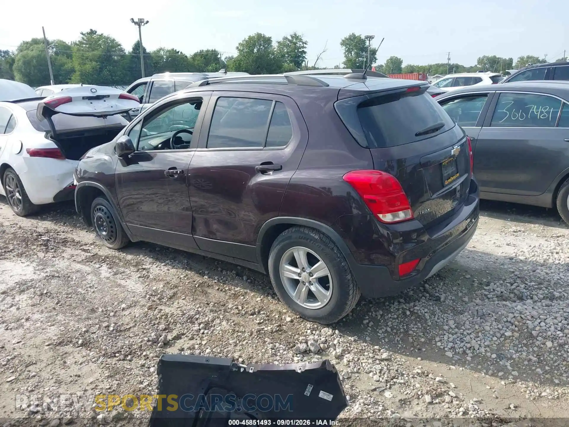 3 Фотография поврежденного автомобиля KL7CJLSB0MB319285 CHEVROLET TRAX 2021