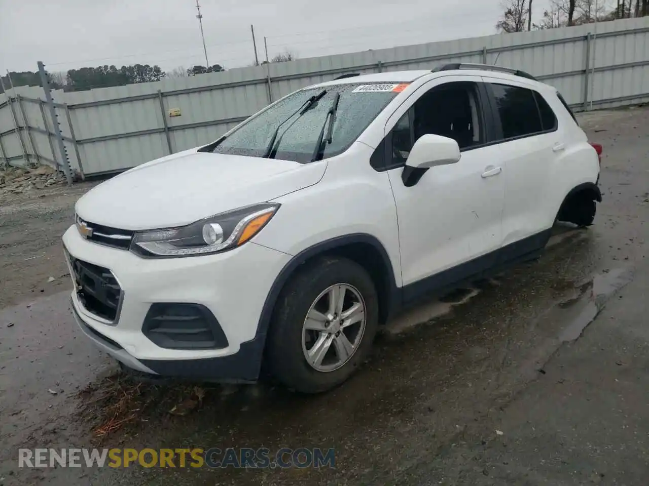 1 Photograph of a damaged car KL7CJLSB0MB323868 CHEVROLET TRAX 2021