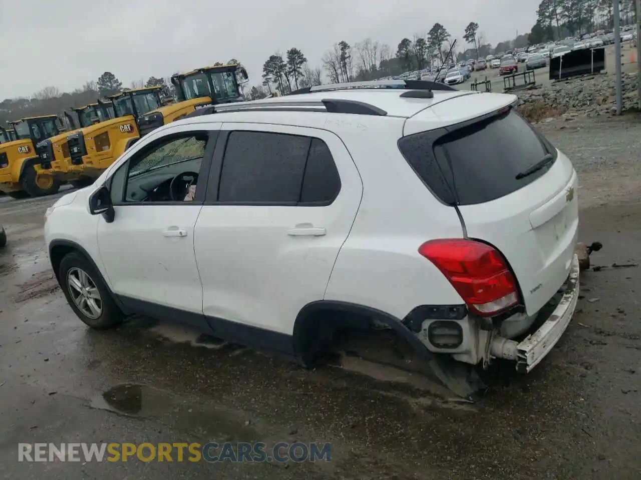 2 Photograph of a damaged car KL7CJLSB0MB323868 CHEVROLET TRAX 2021