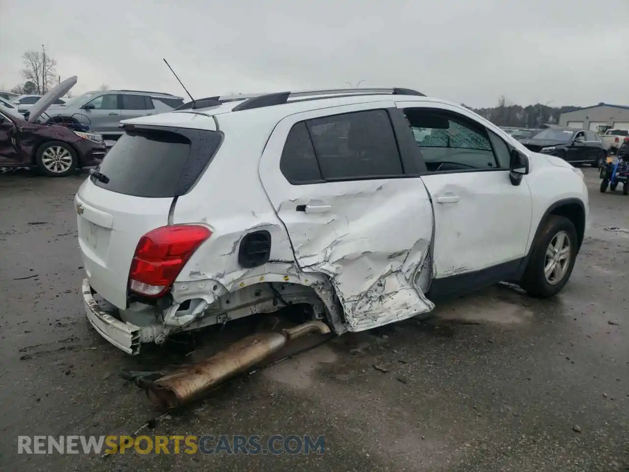 3 Photograph of a damaged car KL7CJLSB0MB323868 CHEVROLET TRAX 2021