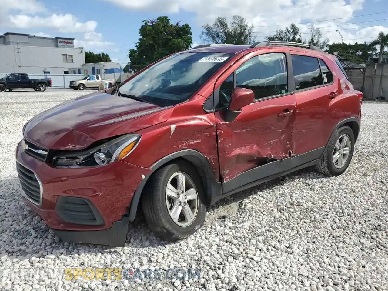 1 Photograph of a damaged car KL7CJLSB0MB329198 CHEVROLET TRAX 2021