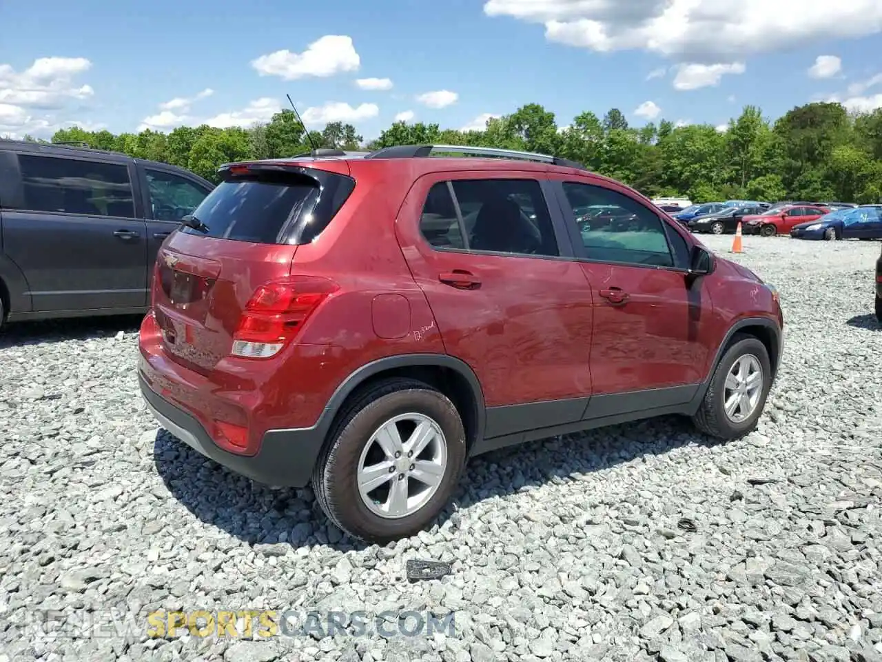 3 Photograph of a damaged car KL7CJLSB1MB312619 CHEVROLET TRAX 2021