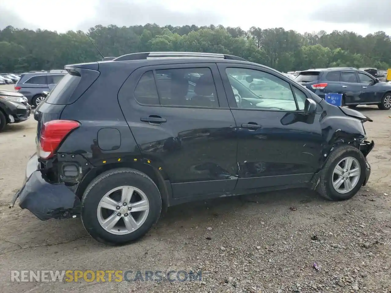 3 Photograph of a damaged car KL7CJLSB1MB322910 CHEVROLET TRAX 2021
