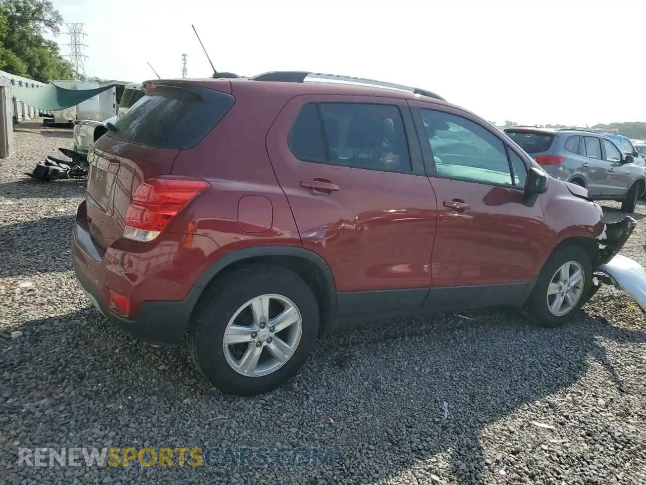 3 Photograph of a damaged car KL7CJLSB2MB315366 CHEVROLET TRAX 2021