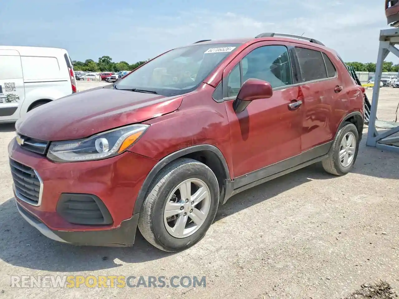 1 Фотография поврежденного автомобиля KL7CJLSB2MB318008 CHEVROLET TRAX 2021