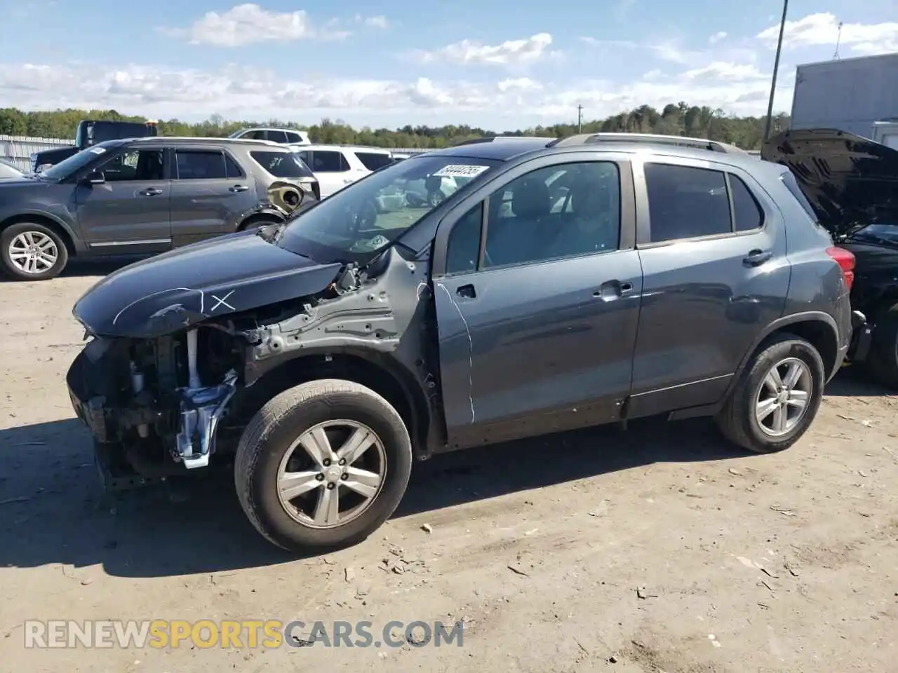 1 Photograph of a damaged car KL7CJLSB2MB321796 CHEVROLET TRAX 2021