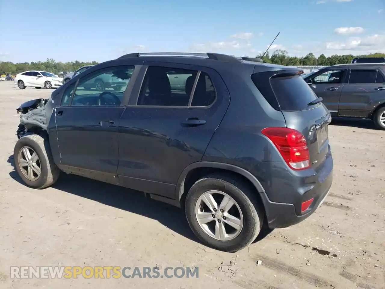 2 Photograph of a damaged car KL7CJLSB2MB321796 CHEVROLET TRAX 2021