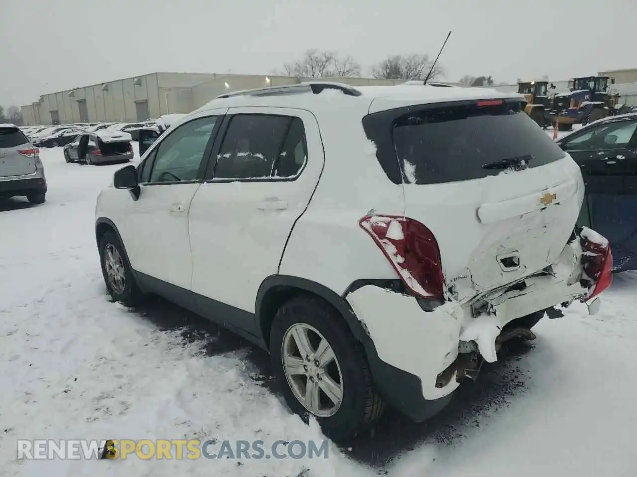 2 Photograph of a damaged car KL7CJLSB2MB326433 CHEVROLET TRAX 2021