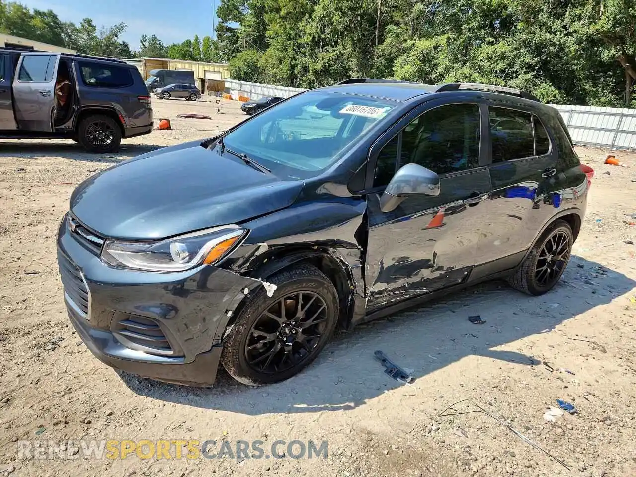 1 Photograph of a damaged car KL7CJLSB2MB343149 CHEVROLET TRAX 2021