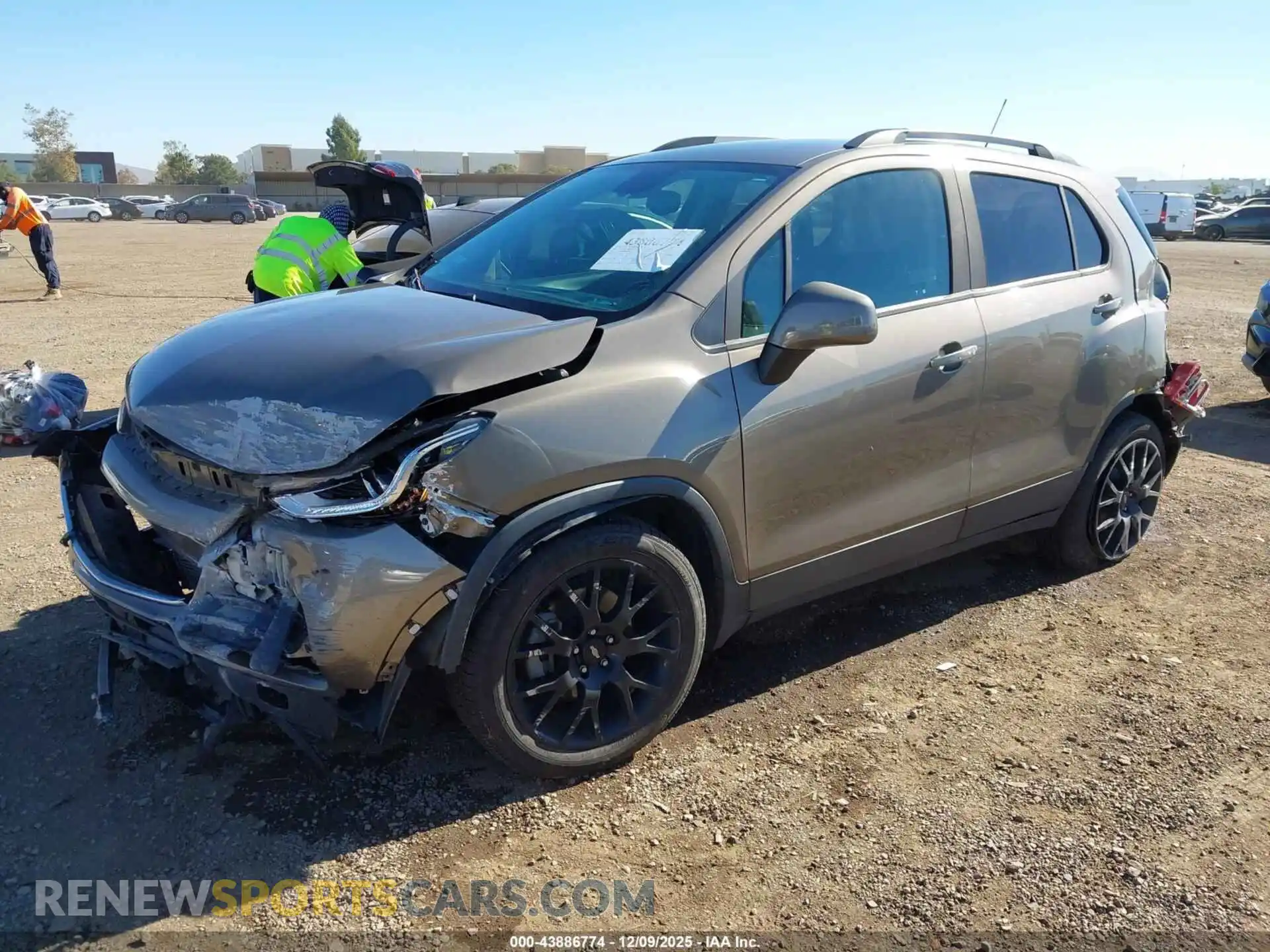 2 Photograph of a damaged car KL7CJLSB2MB346469 CHEVROLET TRAX 2021