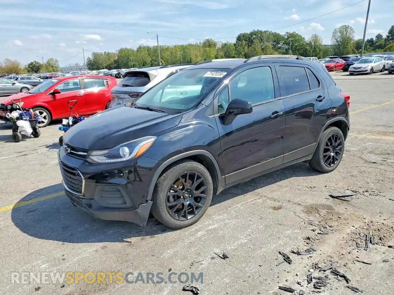 1 Photograph of a damaged car KL7CJLSB2MB357522 CHEVROLET TRAX 2021