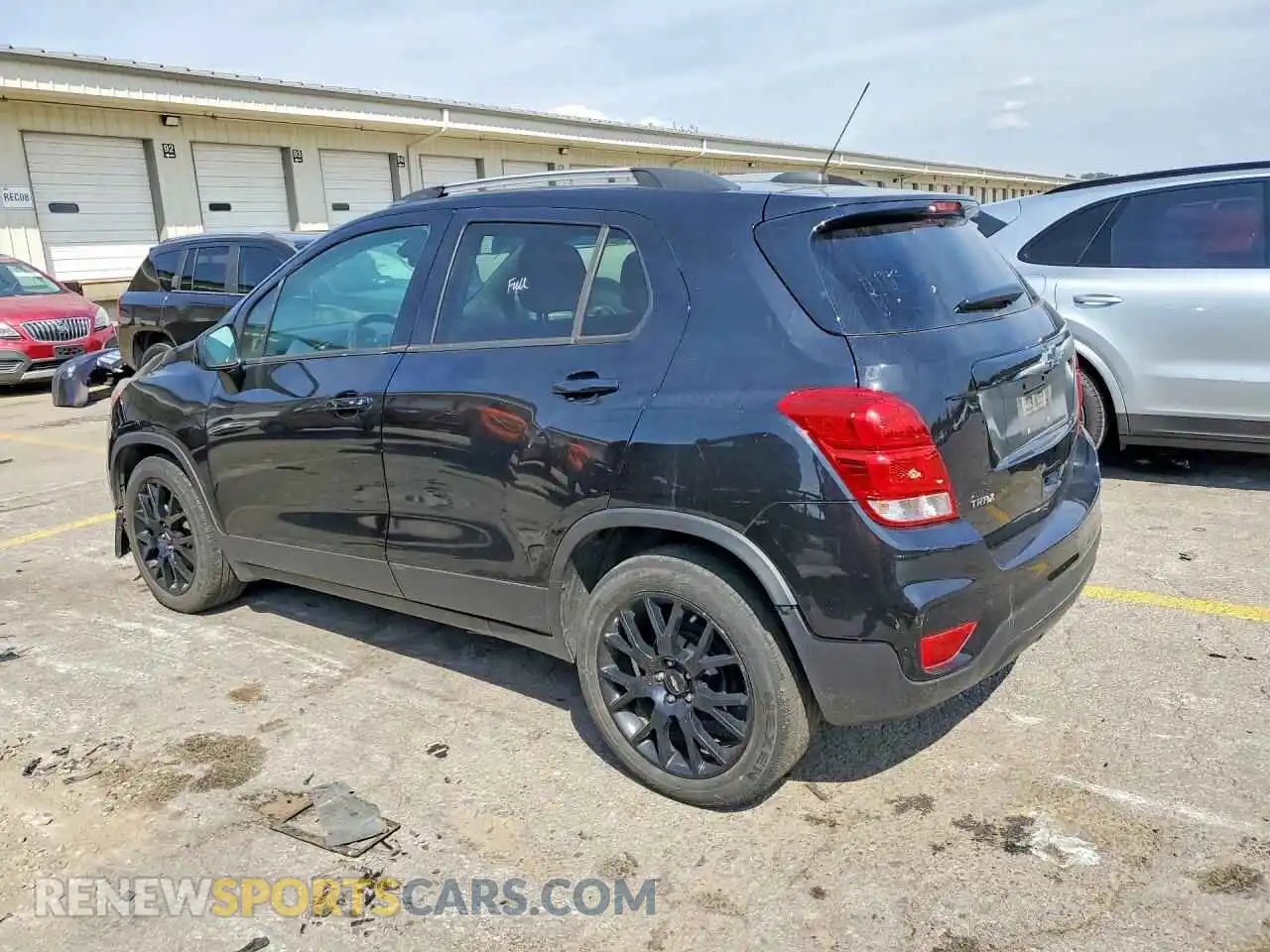 2 Photograph of a damaged car KL7CJLSB2MB357522 CHEVROLET TRAX 2021