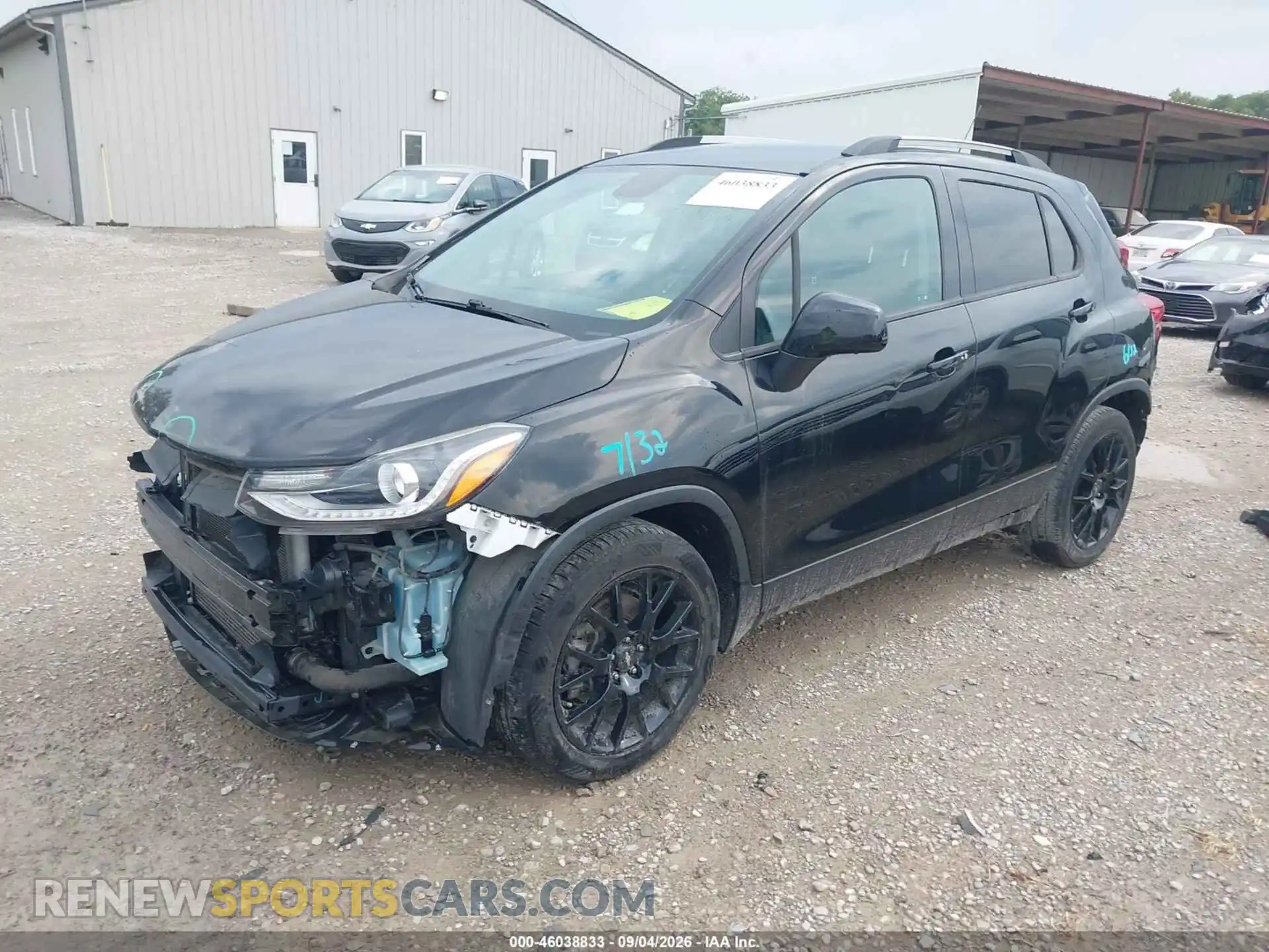 2 Фотография поврежденного автомобиля KL7CJLSB3MB309544 CHEVROLET TRAX 2021