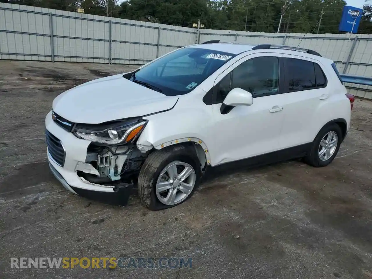1 Photograph of a damaged car KL7CJLSB3MB314887 CHEVROLET TRAX 2021