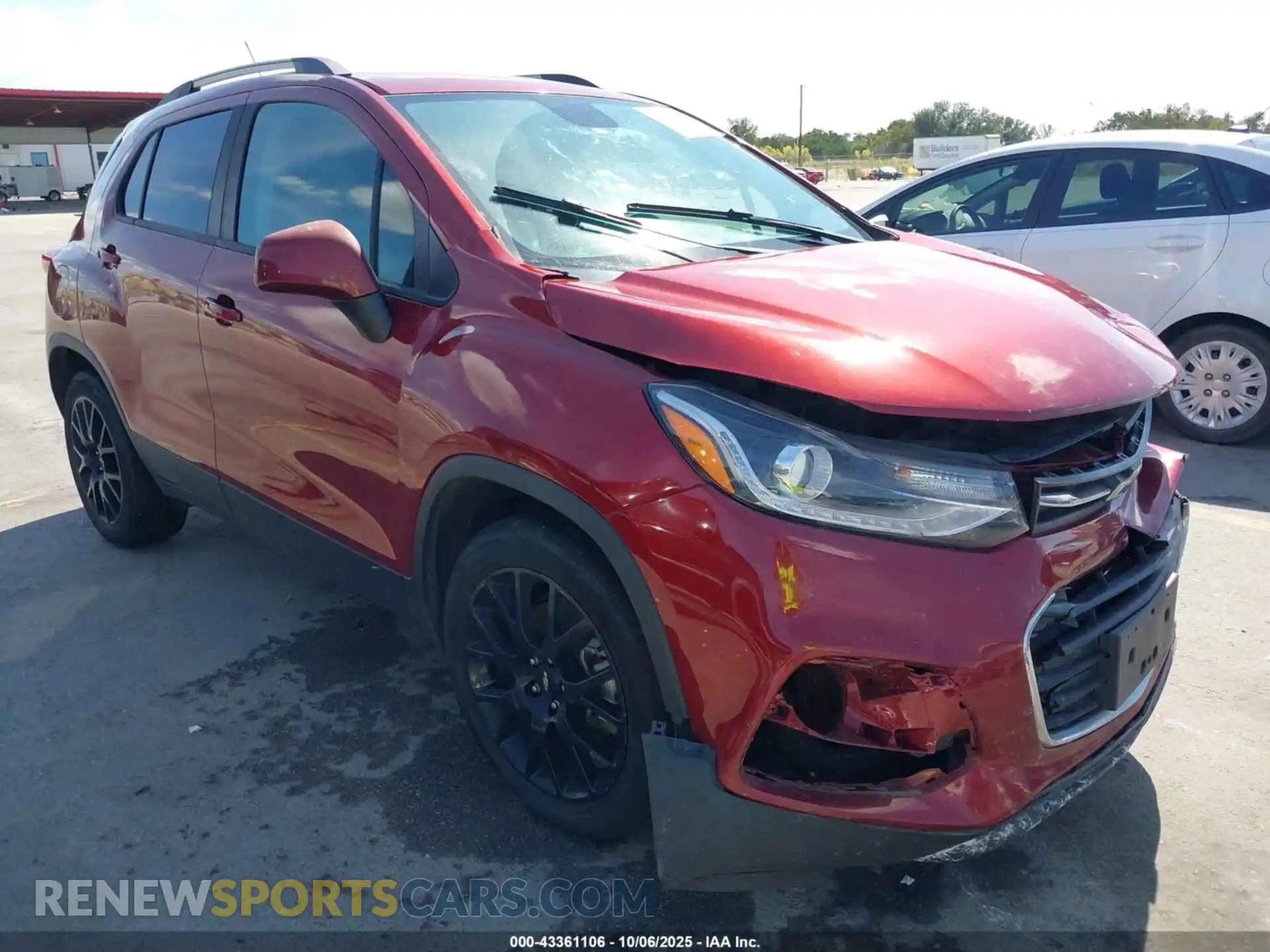 1 Photograph of a damaged car KL7CJLSB3MB317790 CHEVROLET TRAX 2021