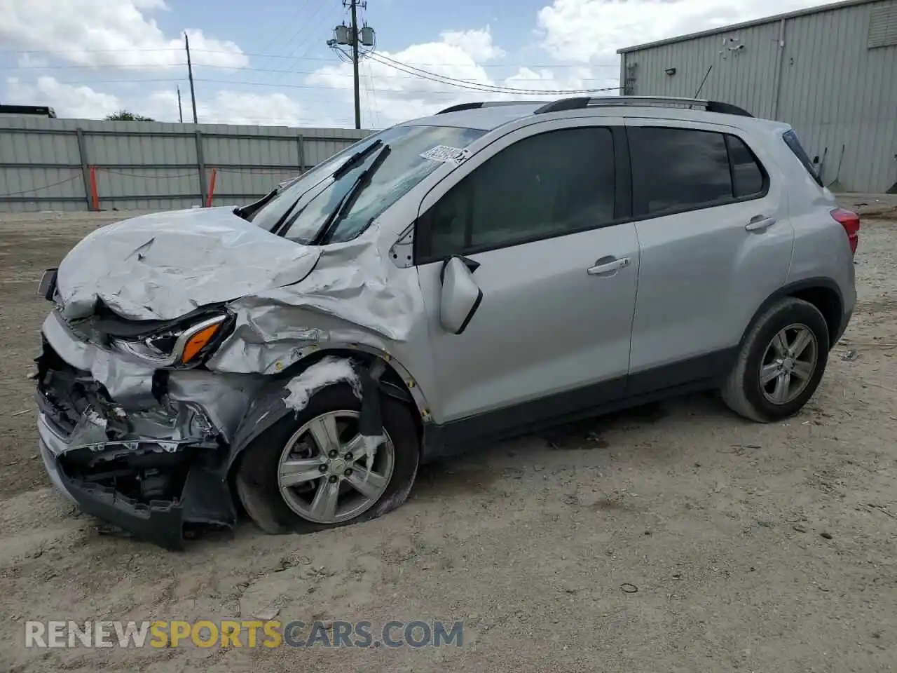 1 Photograph of a damaged car KL7CJLSB3MB337926 CHEVROLET TRAX 2021