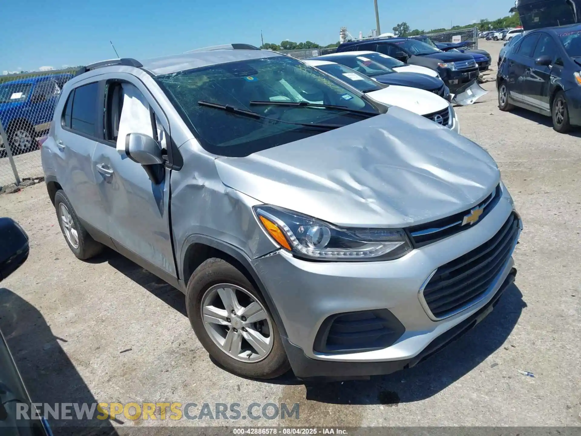 1 Photograph of a damaged car KL7CJLSB4MB322805 CHEVROLET TRAX 2021