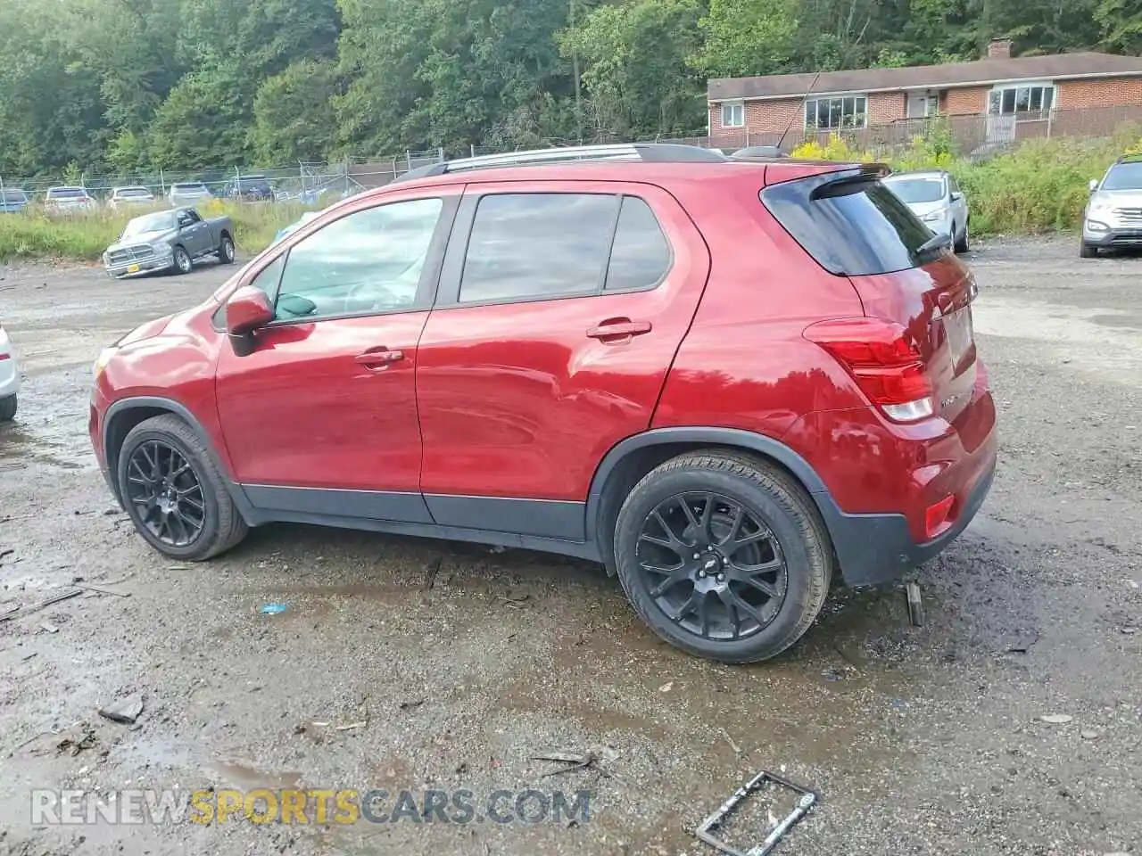 2 Photograph of a damaged car KL7CJLSB4MB332282 CHEVROLET TRAX 2021