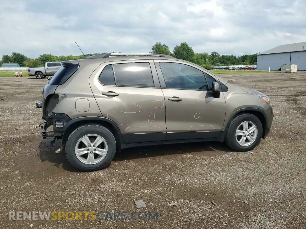 3 Photograph of a damaged car KL7CJLSB4MB357568 CHEVROLET TRAX 2021