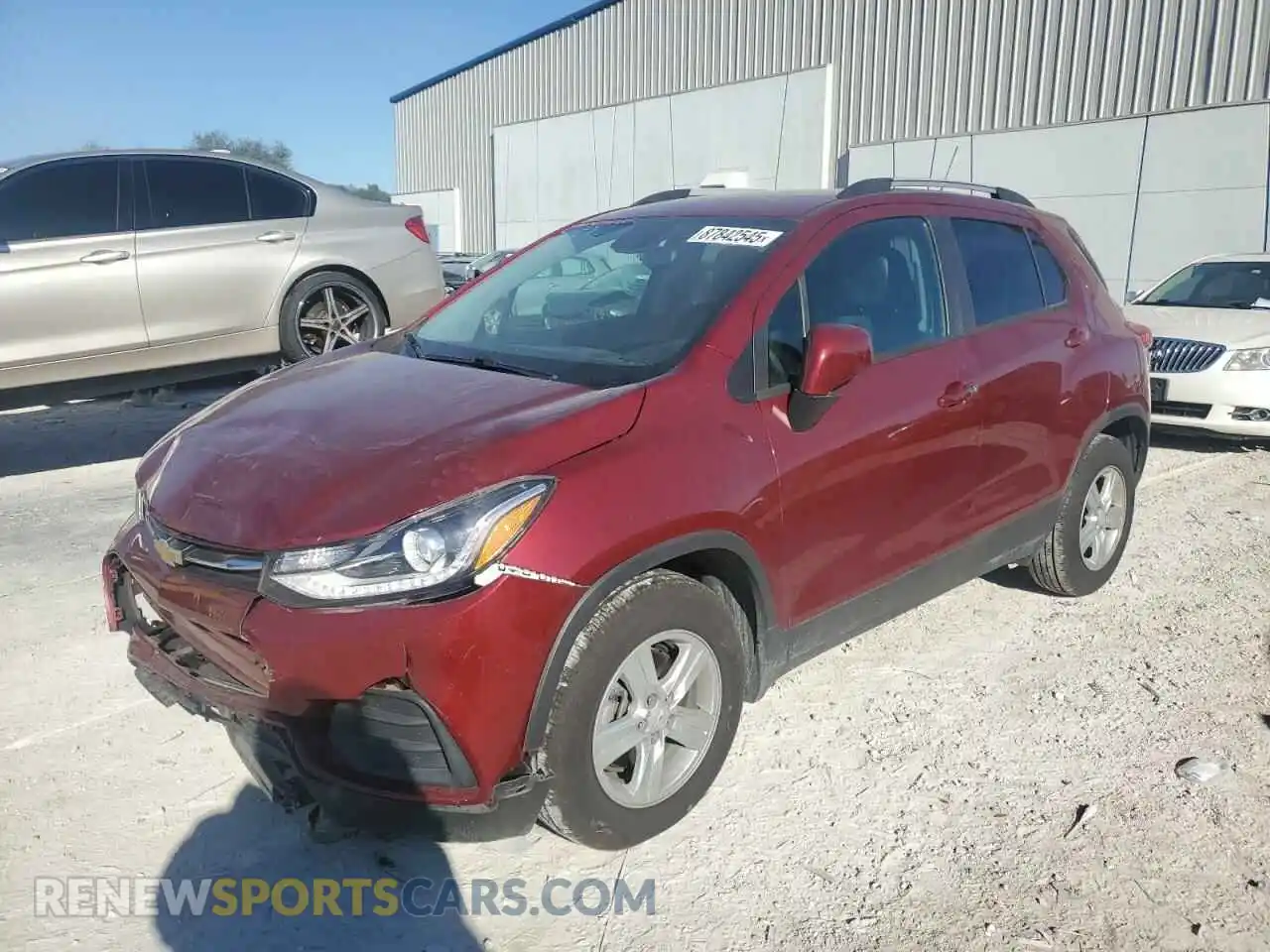 1 Photograph of a damaged car KL7CJLSB5MB317595 CHEVROLET TRAX 2021