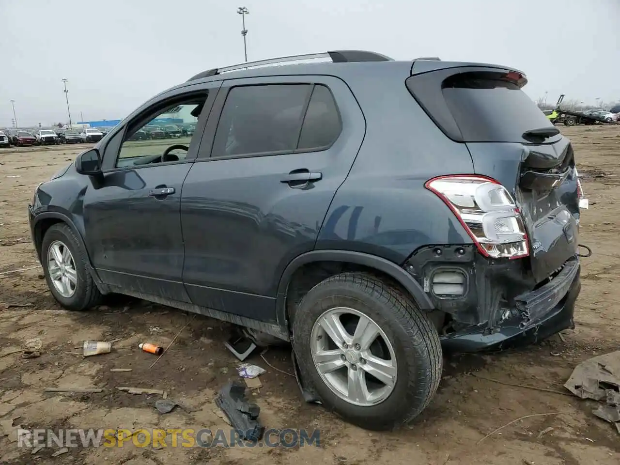 2 Photograph of a damaged car KL7CJLSB5MB331223 CHEVROLET TRAX 2021