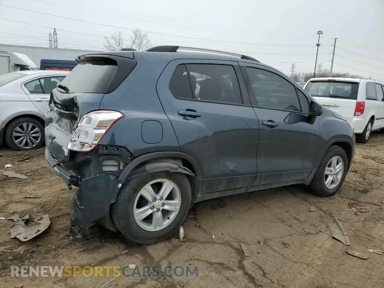 3 Photograph of a damaged car KL7CJLSB5MB331223 CHEVROLET TRAX 2021