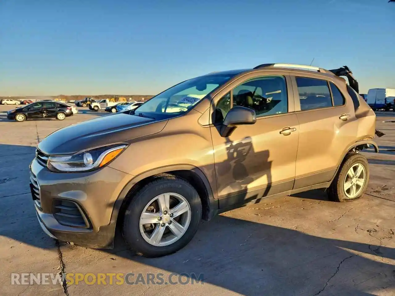 1 Photograph of a damaged car KL7CJLSB6MB317752 CHEVROLET TRAX 2021