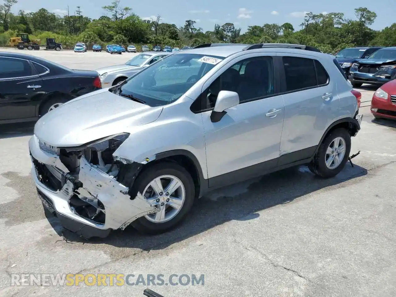 1 Photograph of a damaged car KL7CJLSB6MB328122 CHEVROLET TRAX 2021