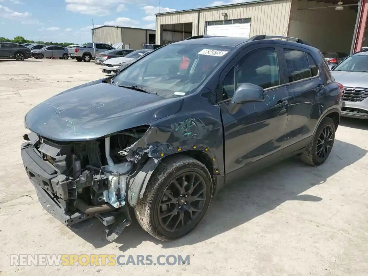 1 Photograph of a damaged car KL7CJLSB6MB338620 CHEVROLET TRAX 2021