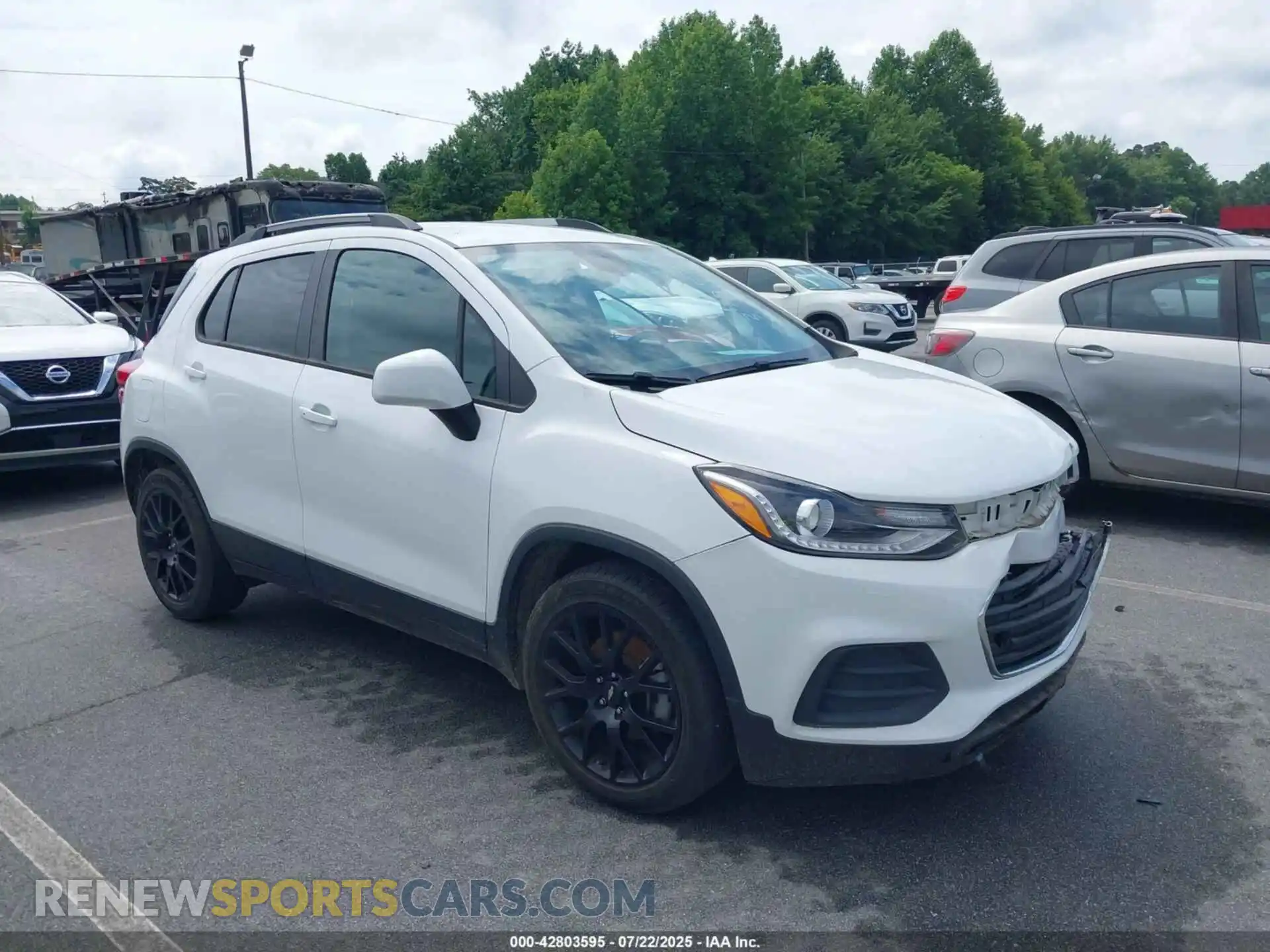 1 Photograph of a damaged car KL7CJLSB6MB353117 CHEVROLET TRAX 2021